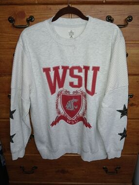 Wasshington State Cougars Womens Medium Oversized Sweatshirt